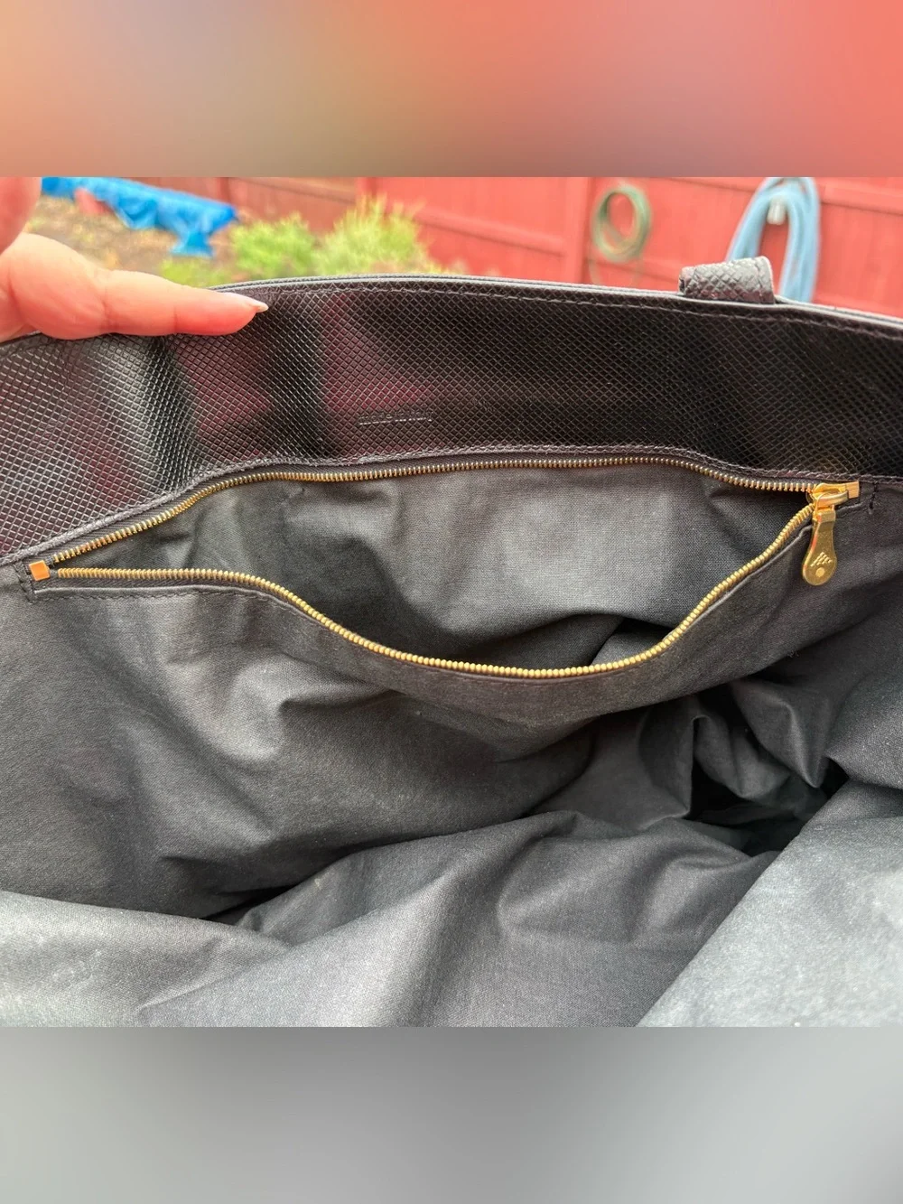 Bottega Veneta Black Woven Tote Bag